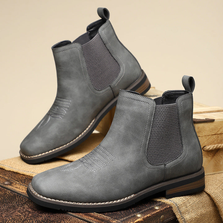 Zelvio | Elegante Stivale Uomo in Pelle Robusto 6