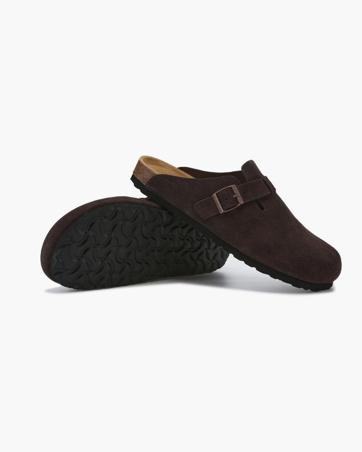 Zoccoli in Suede Uomo | Plantare Comfort & Fibbia Regolabile