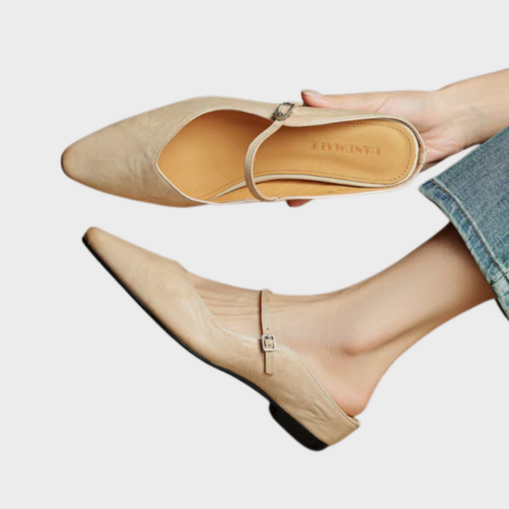 Zoccoli Donna in Vera Pelle Comfort Quotidiano Eleganti - Vesarelli