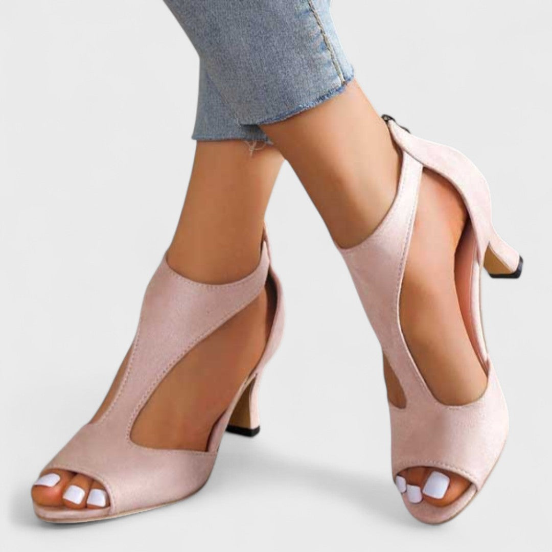 Zorine | Eleganti Sandali Ortopedici Donna con Tacco Comodo 2