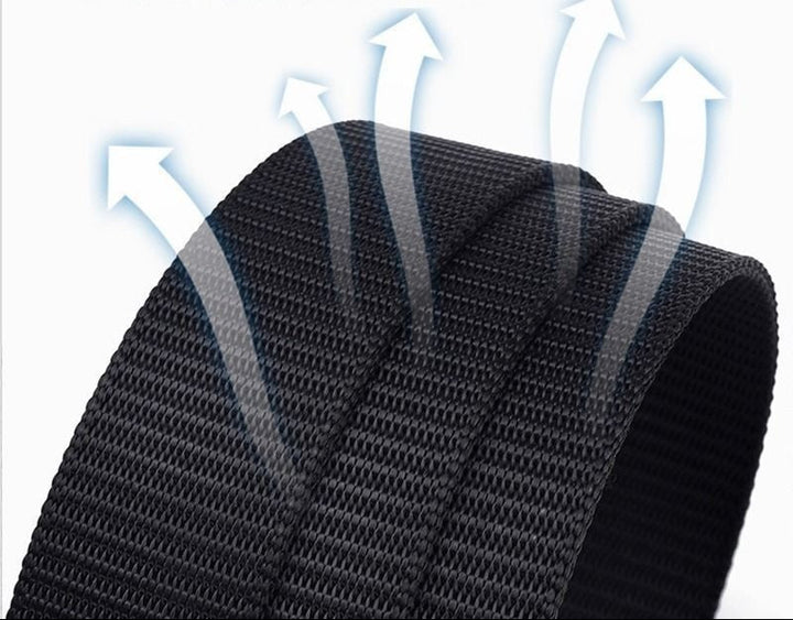 Cintura Uomo in Nylon Resistente Fibbia Automatica Stile Outdoor