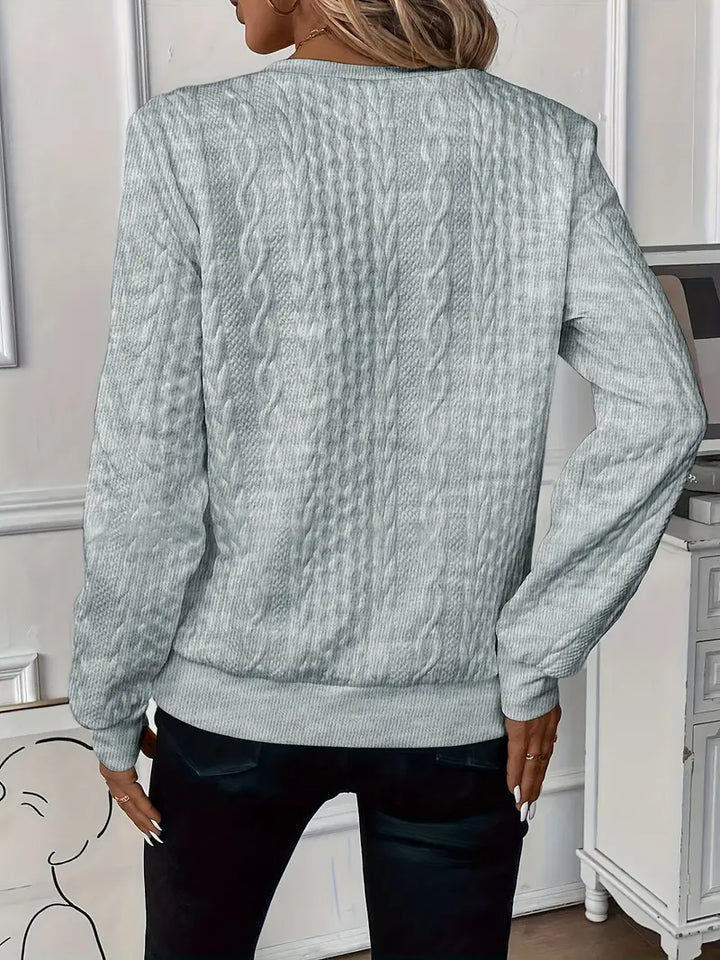 Maglione Donna Lavorato a Maglia con Cerniera Frontale