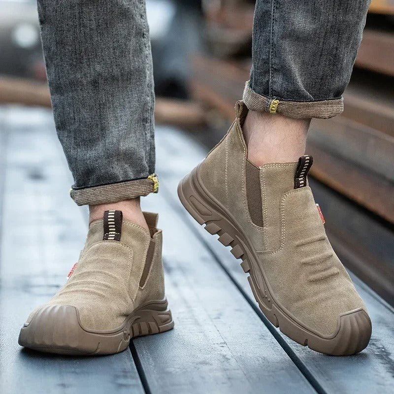 Scarpe Antinfortunistiche Uomo Punta Acciaio Antiscivolo Leggere - Vesarelli