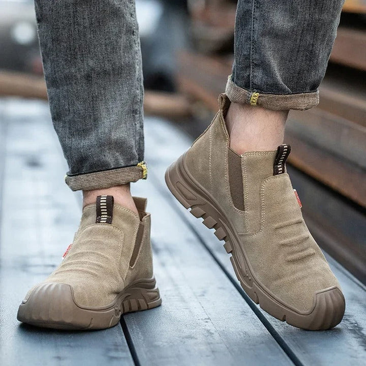 Scarpe Antinfortunistiche Uomo Punta Acciaio Antiscivolo Leggere - Vesarelli