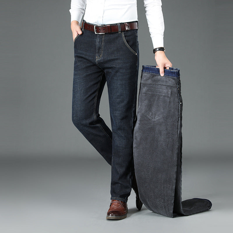 Jeans Uomo Foderati Lana Comfort