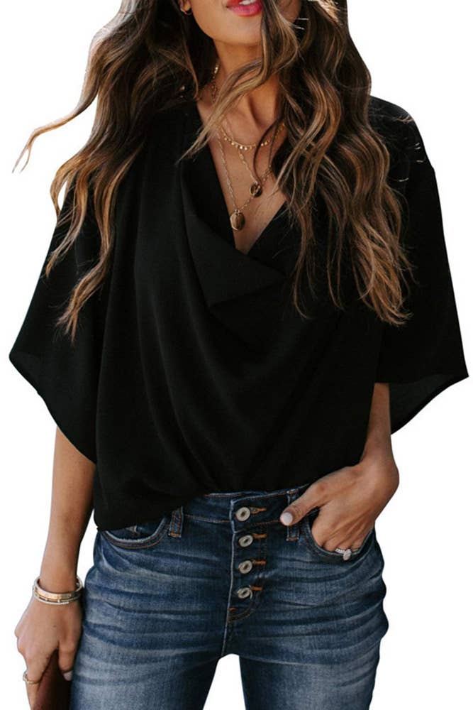 Donna Elegante Scollo a V