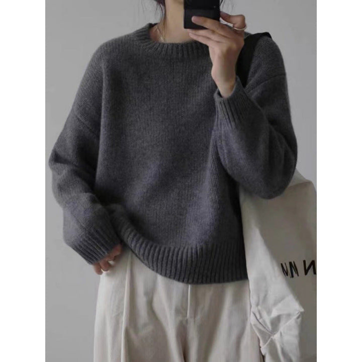 Maglione Donna Oversize in Misto Mohair Ampio
