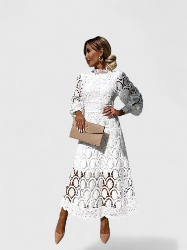 Abito Donna Elegante Vestibilità Sagomata Stile Deciso - Vesarelli