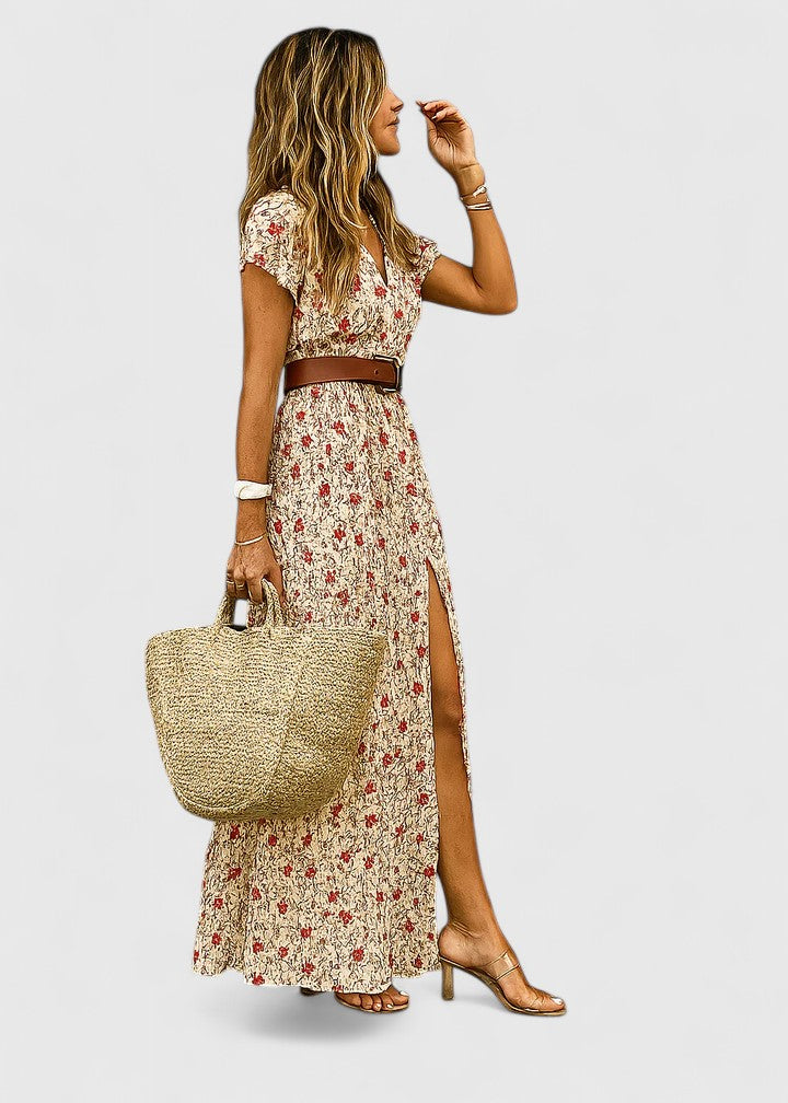 Abito Maxi Donna Stile Ricercato Vestibilità Strutturata - Vesarelli