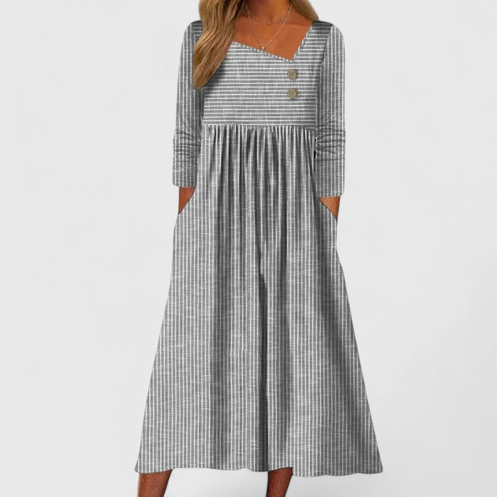 Abito Midi Donna Elegante Vestibilità Curata Classico - Vesarelli