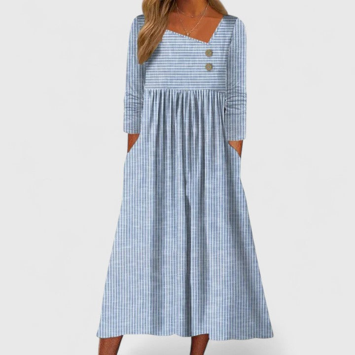 Abito Midi Donna Elegante Vestibilità Curata Classico - Vesarelli