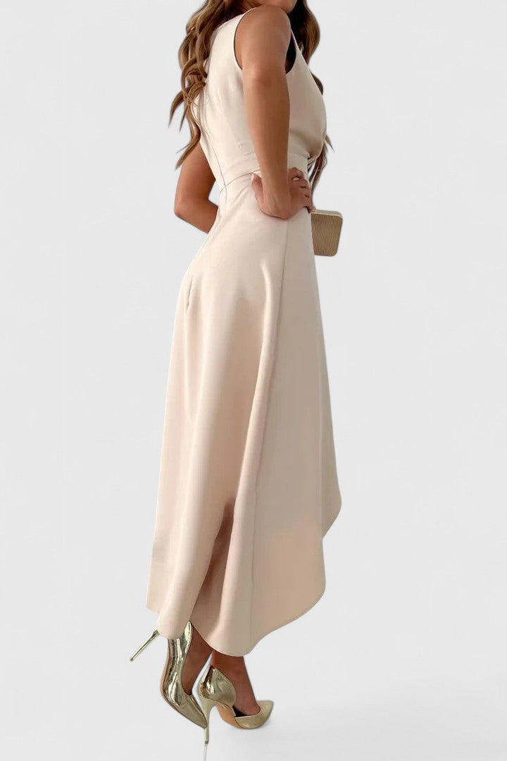 Abito Elegante Donna Dettaglio Curato Comfort Morbido