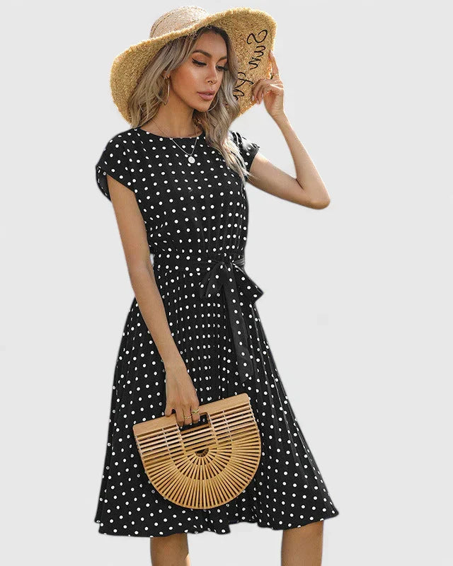 Abito Donna Elegante Tessuto Morbido Vestibilità Confortevole