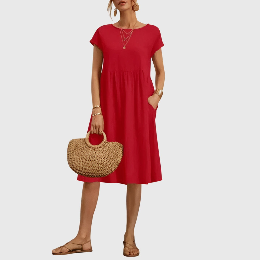 Abito Donna Tessuto Leggero Linea Fresca Primavera