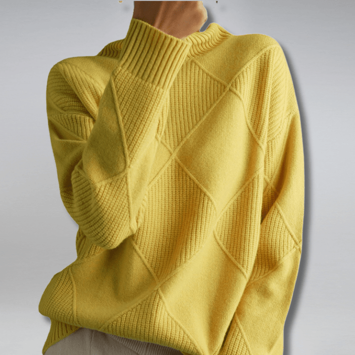 Maglione Donna Dolcevita Morbido Classico