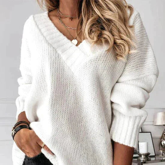 Maglione Donna Morbido Scollo Girocollo Classico