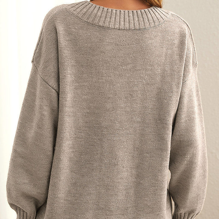 Maglione Donna Morbido Scollo Girocollo Classico