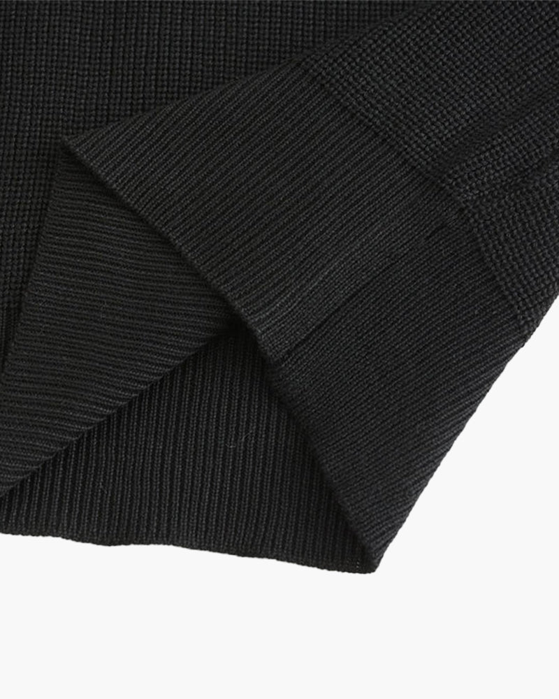 Maglione Uomo Mezza Zip Lana Morbido Classico