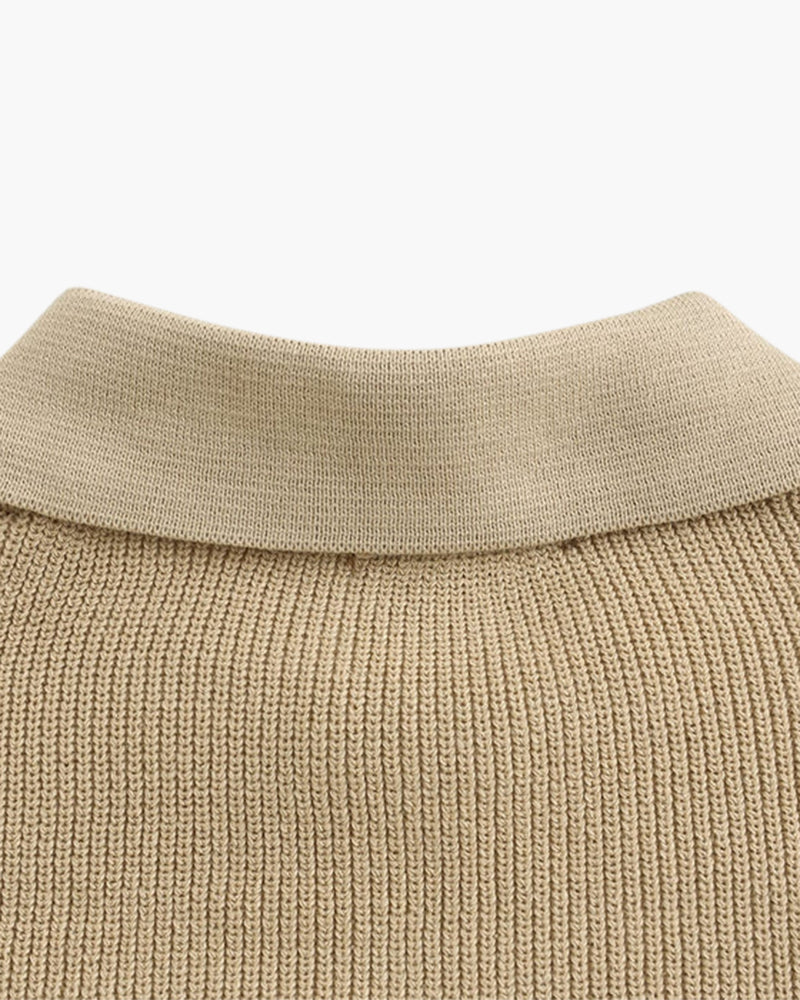 Maglione Uomo Mezza Zip Lana Morbido Classico
