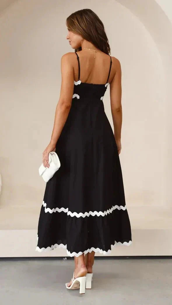 Abito Lungo Donna Tessuto Leggero Vestibilità Elegante - Vesarelli