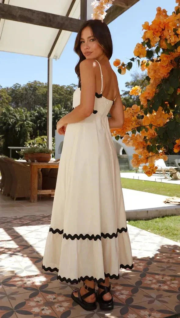 Abito Lungo Donna Tessuto Leggero Vestibilità Elegante - Vesarelli