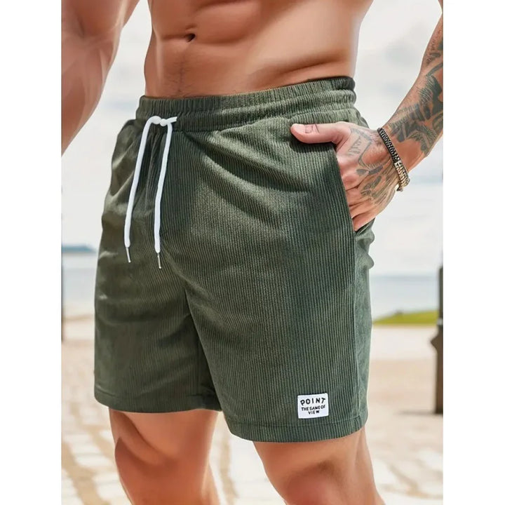 Shorts Uomo Leggeri Cotone Casual con Coulisse e Tasche