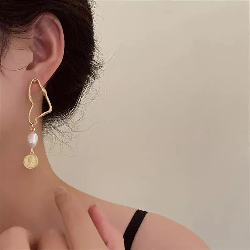 Orecchini Donna Perle Estivi Stile Accentato - Vesarelli