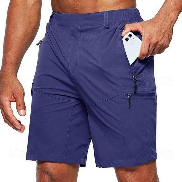 Bermuda Uomo Sportivi Tessuto Elasticizzato Tasca Porta Cellulare - Vesarelli
