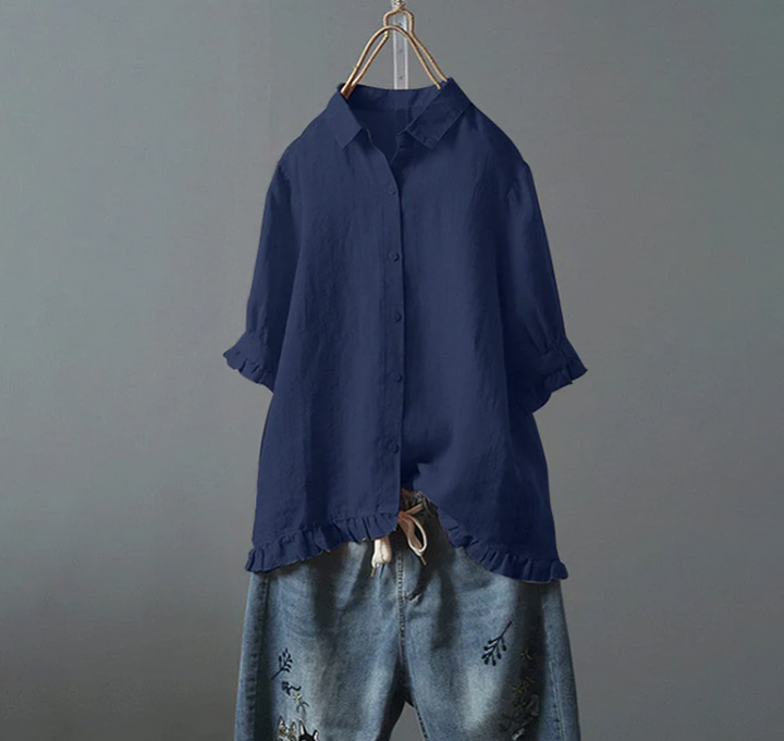 Camicia Donna in Cotone Elegante Vestibilità Confortevole