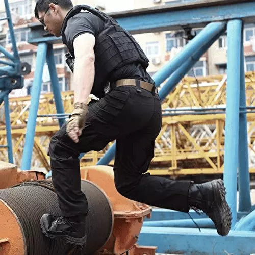 Pantaloni Uomo Tattici Resistenti Funzionali Vestibilità Comoda