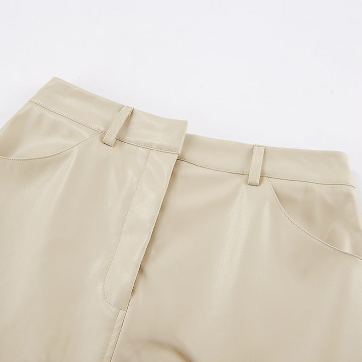 Gonna Donna in Pelle Vita Alta Slim