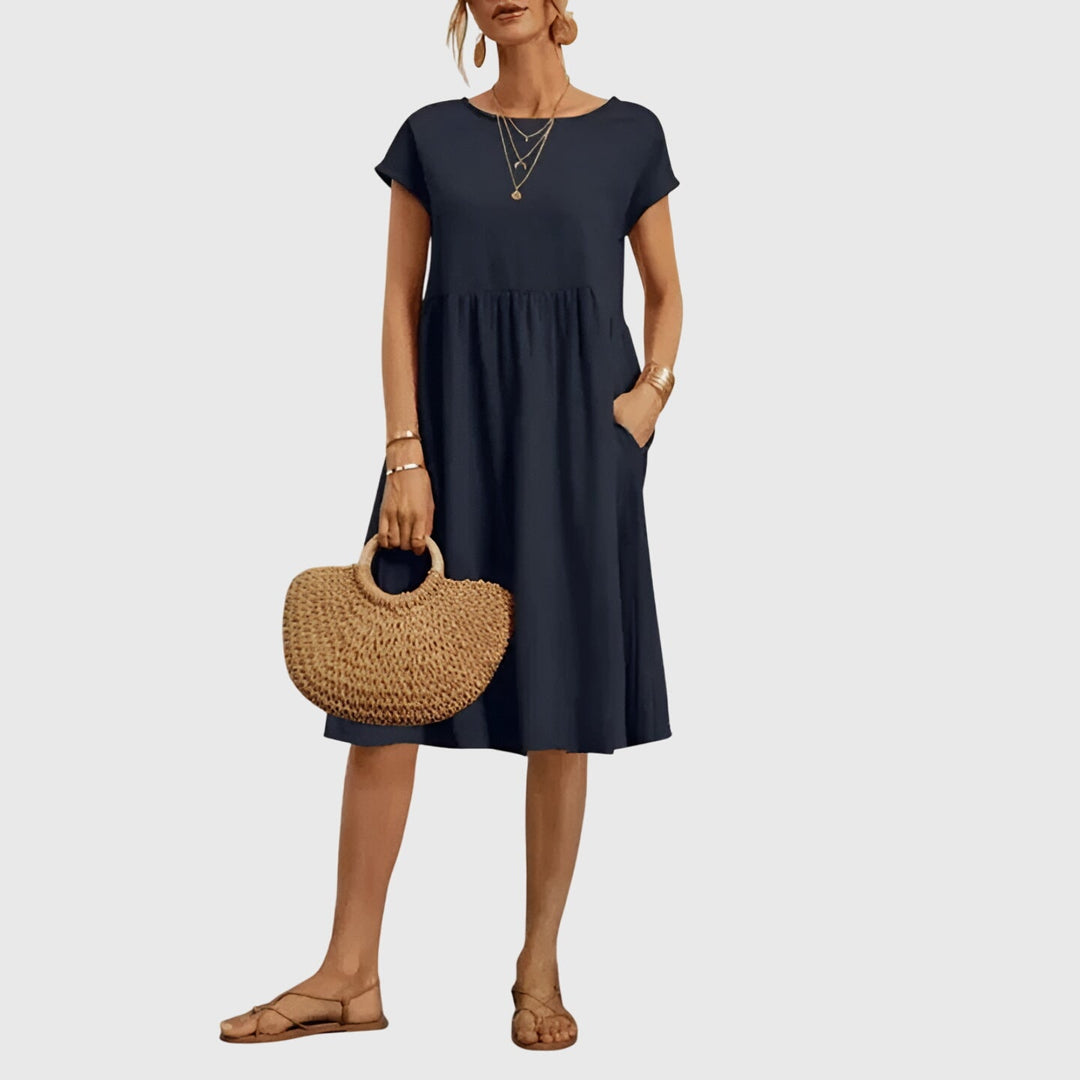 Abito Donna Tessuto Leggero Linea Fresca Primavera