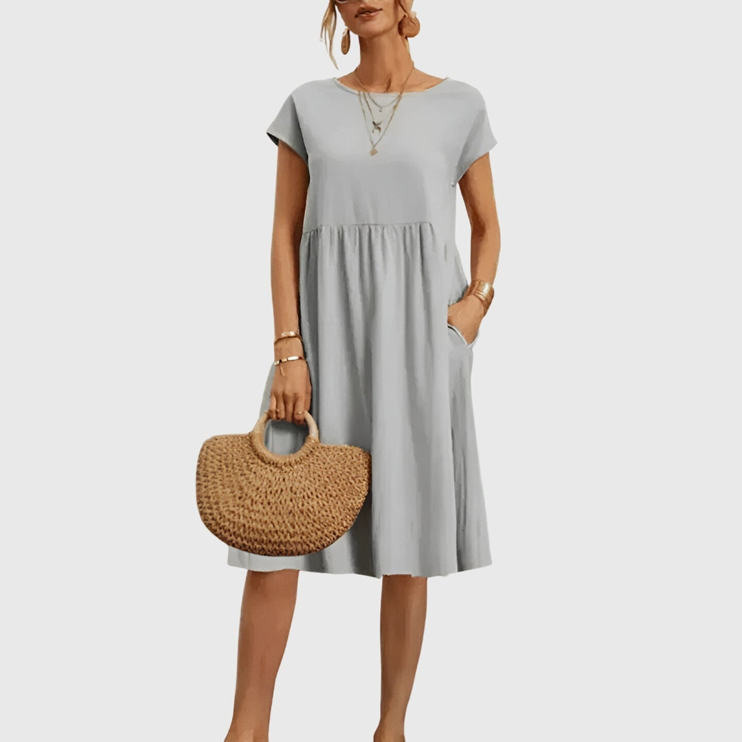 Abito Donna Tessuto Leggero Linea Fresca Primavera