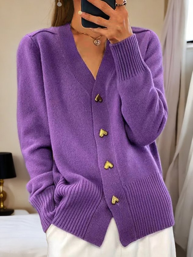 Cardigan Donna in Maglia Calda e Morbida
