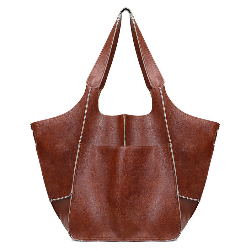 Borsa Donna in Pelle Vintage Oversize Spaziosa