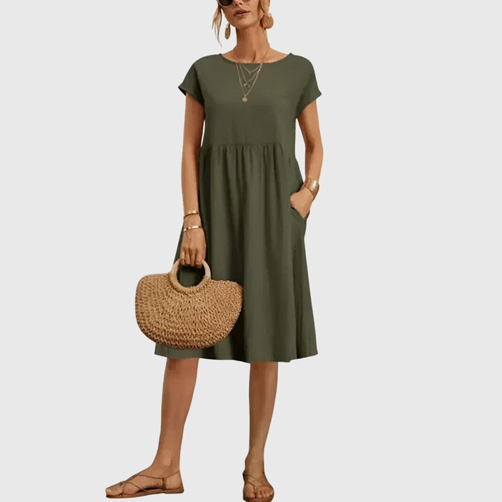 Abito Donna Tessuto Leggero Linea Fresca Primavera