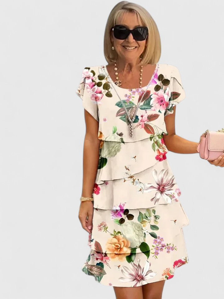 Abito Donna Elegante Vestibilità Morbida Stile Angelico