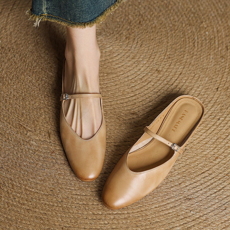 Ballerine Donna in Pelle Classiche Vestibilità Standard - Vesarelli