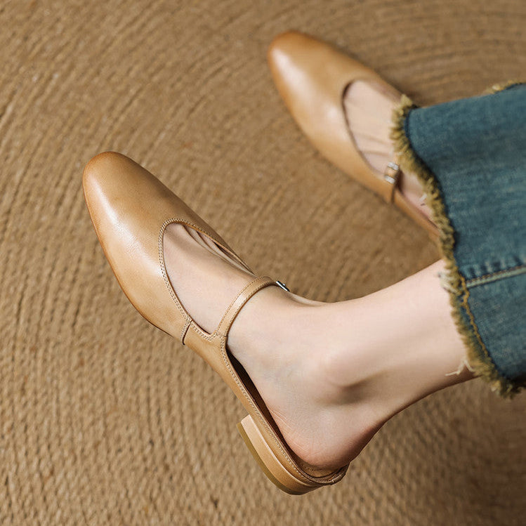Ballerine Donna in Pelle Classiche Vestibilità Standard - Vesarelli