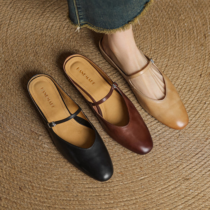Ballerine Donna in Pelle Classiche Vestibilità Standard - Vesarelli
