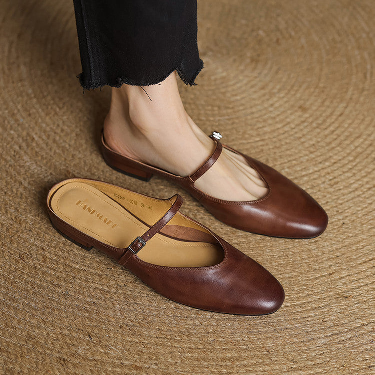 Ballerine Donna in Pelle Classiche Vestibilità Standard - Vesarelli