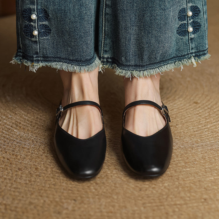 Ballerine Donna in Pelle Classiche Vestibilità Standard - Vesarelli