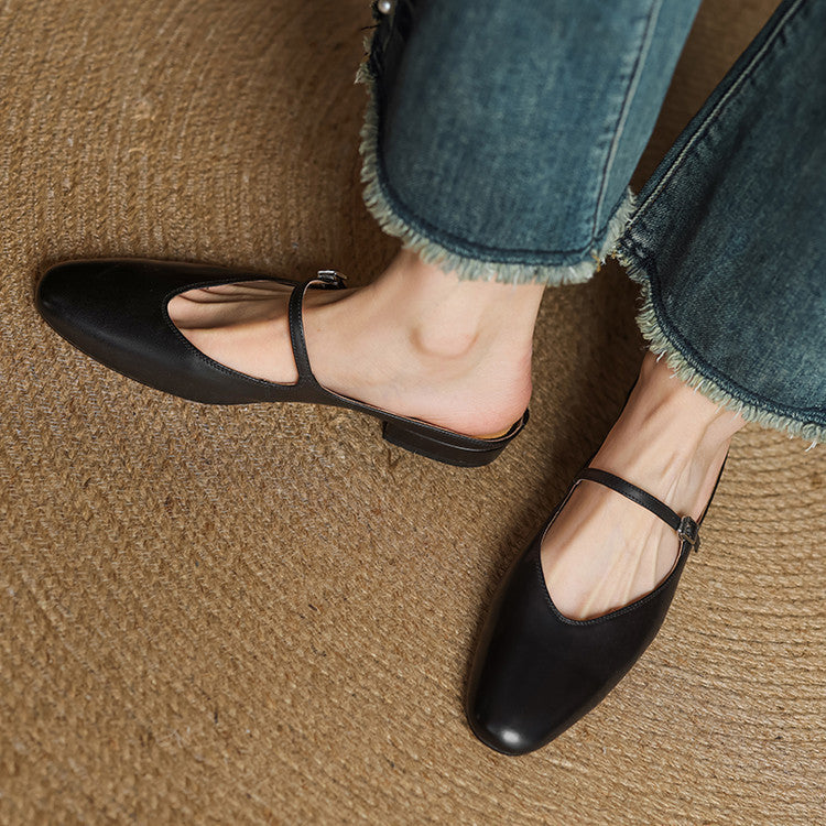 Ballerine Donna in Pelle Classiche Vestibilità Standard - Vesarelli