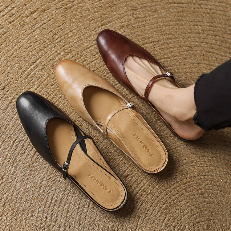 Ballerine Donna in Pelle Classiche Vestibilità Standard - Vesarelli