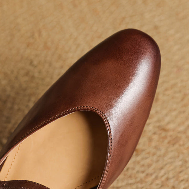Ballerine Donna in Pelle Classiche Vestibilità Standard - Vesarelli