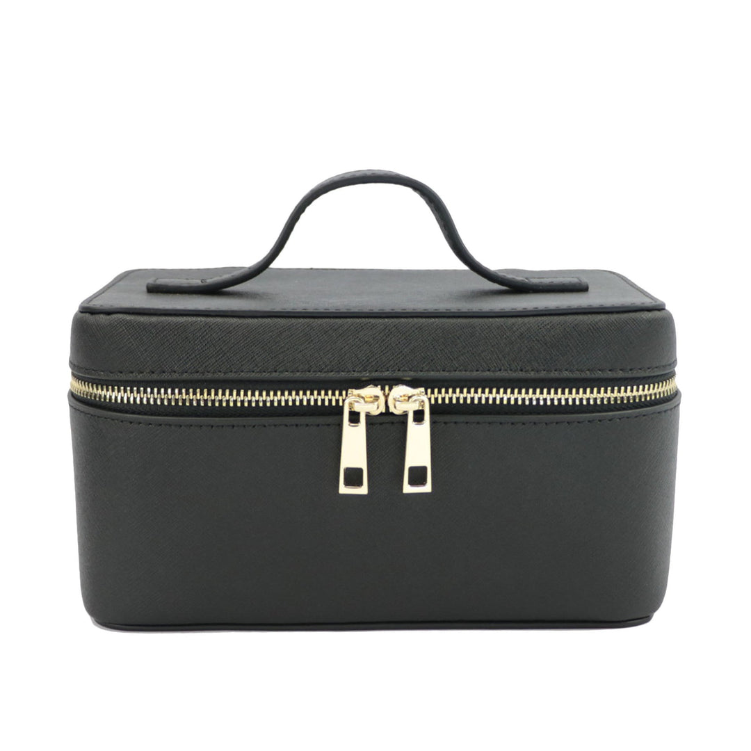 Borsa da toilette Uomo in Vera Pelle Crosta Portatile