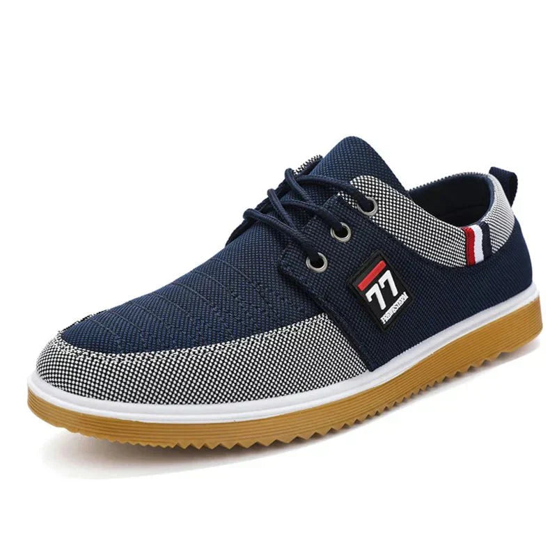 Scarpe Slip-On Uomo in Tela Traspirante Comode