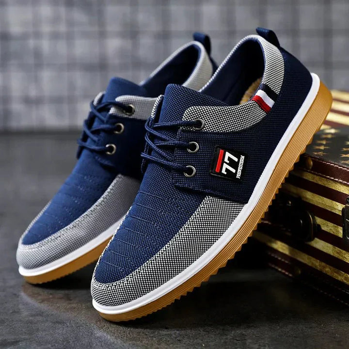 Scarpe Slip-On Uomo in Tela Traspirante Comode