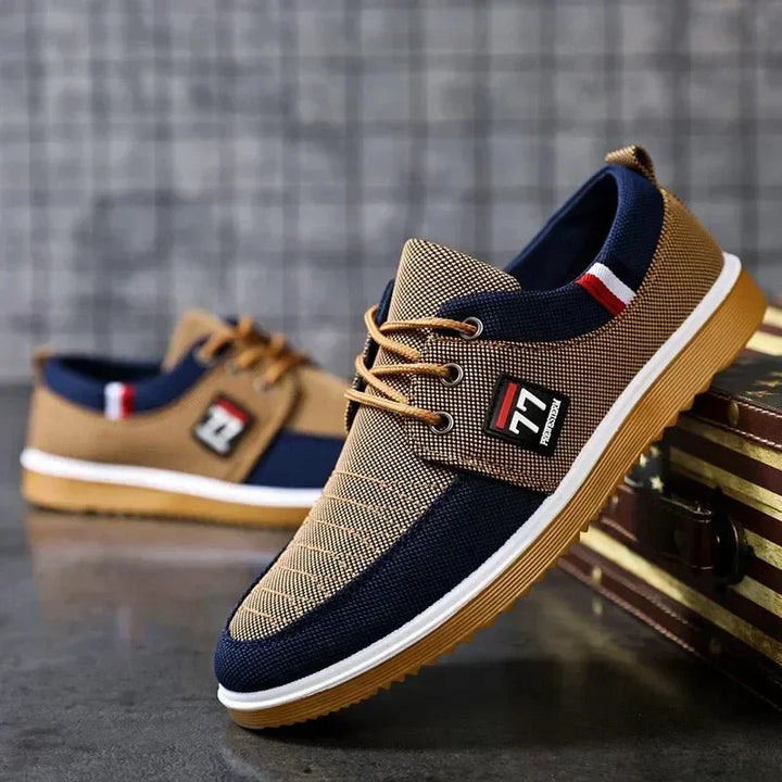Scarpe Slip-On Uomo in Tela Traspirante Comode