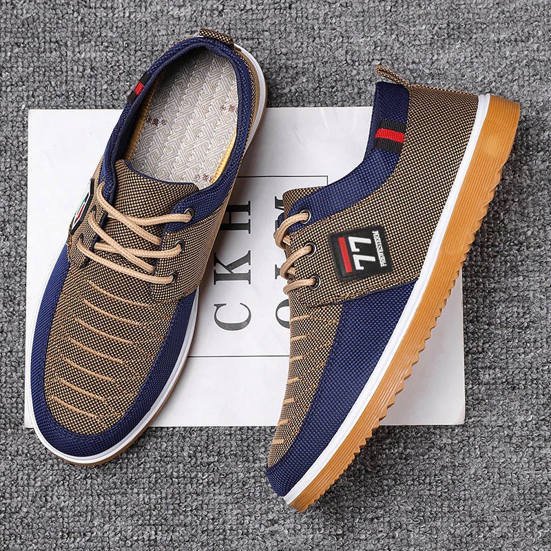 Scarpe Slip-On Uomo in Tela Traspirante Comode